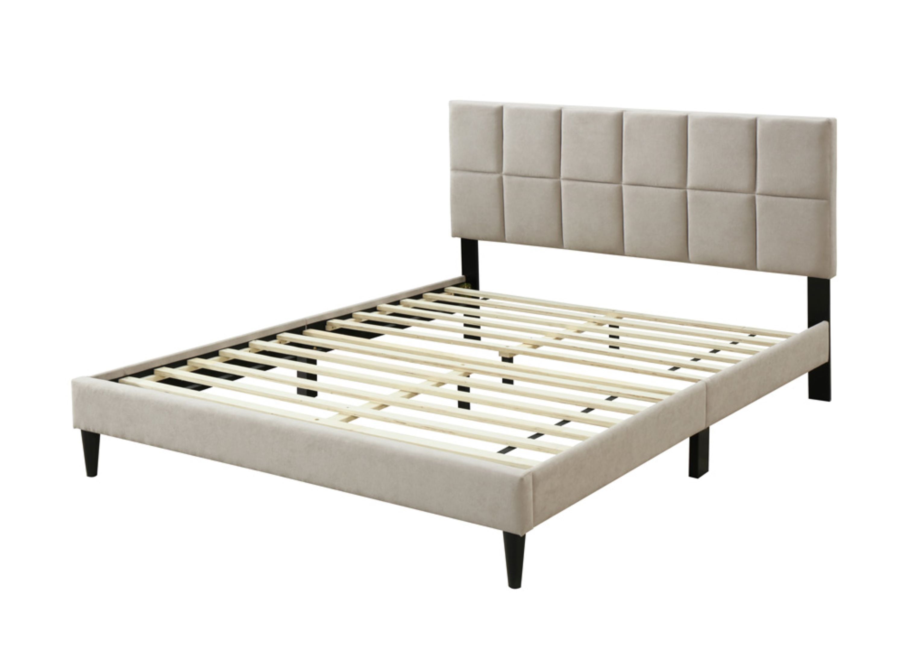 Twin Sized Squares Bed in a Box with USB