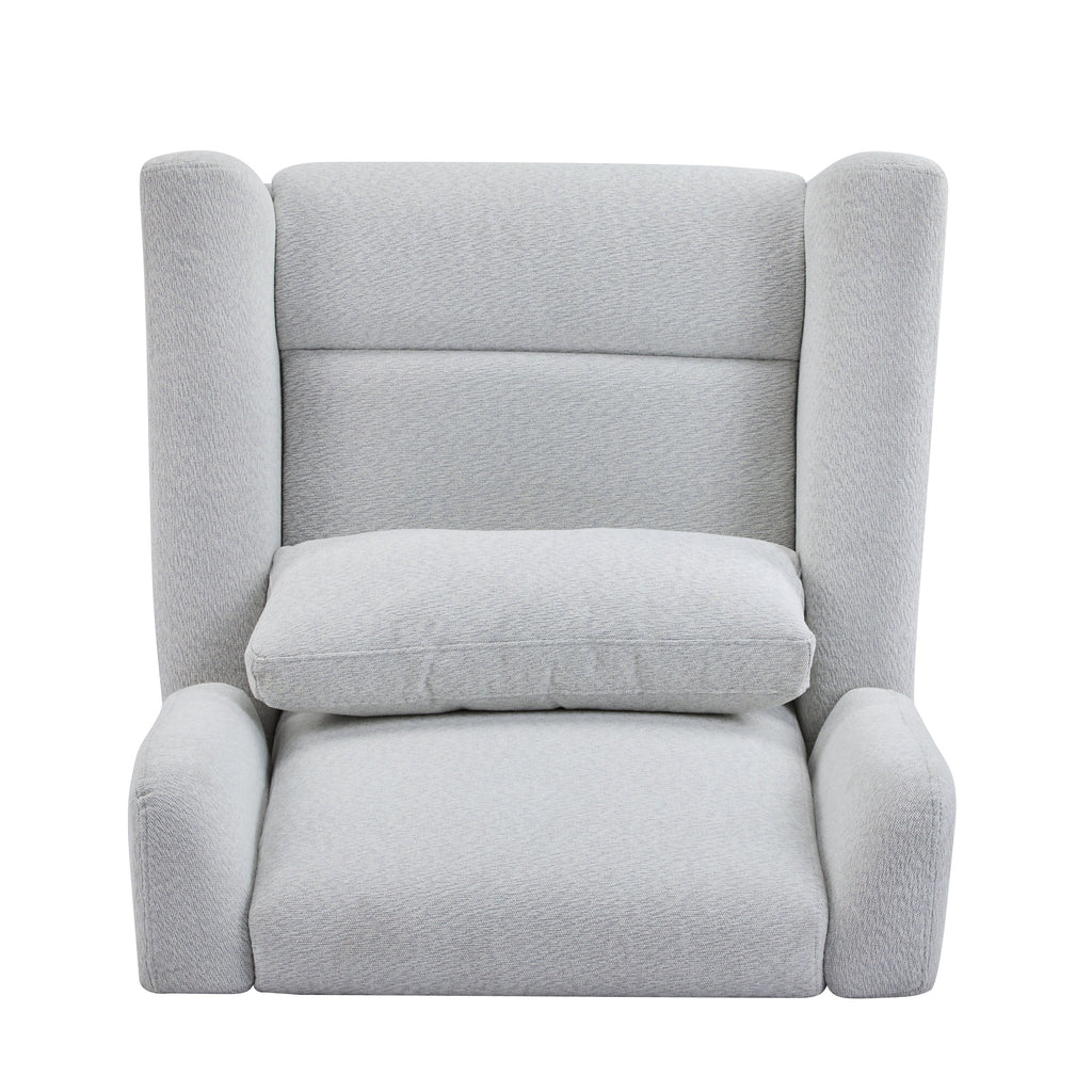 Upholstered 360° Swivel Power Recliner Chair