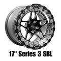 Belak Wheels Belak 17x10.5 / 8.25in BS / 5x120 BP / Low Pad / Series 3 Wheel - Single Beadlock 17105120S38BS-SBL