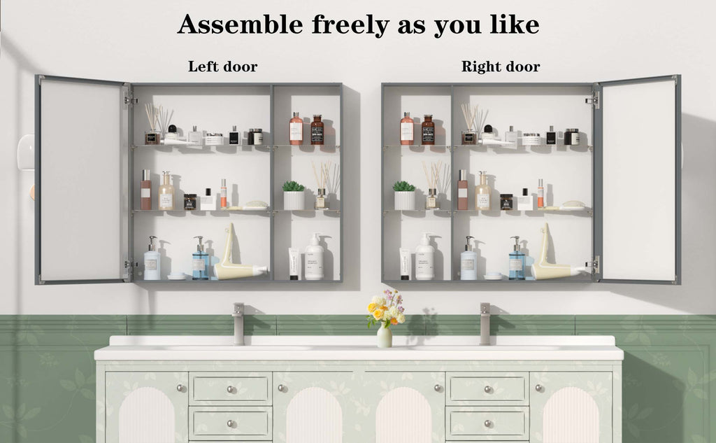 30'' x 28'' Medicine Cabinet with Mirror