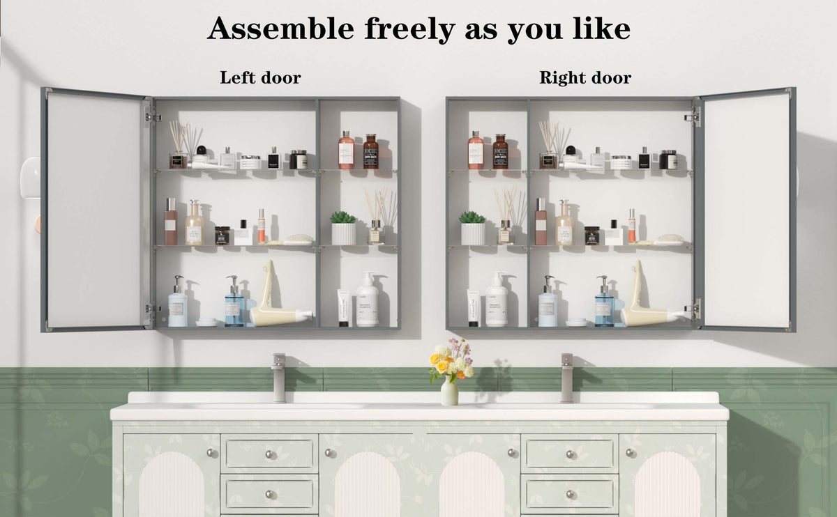 30'' x 28'' Medicine Cabinet with Mirror
