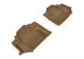 3D MAXpider 2014-2018 Jeep Wrangler JK 2-Door Kagu 2nd Row Floormats - Tan L1JP01221502