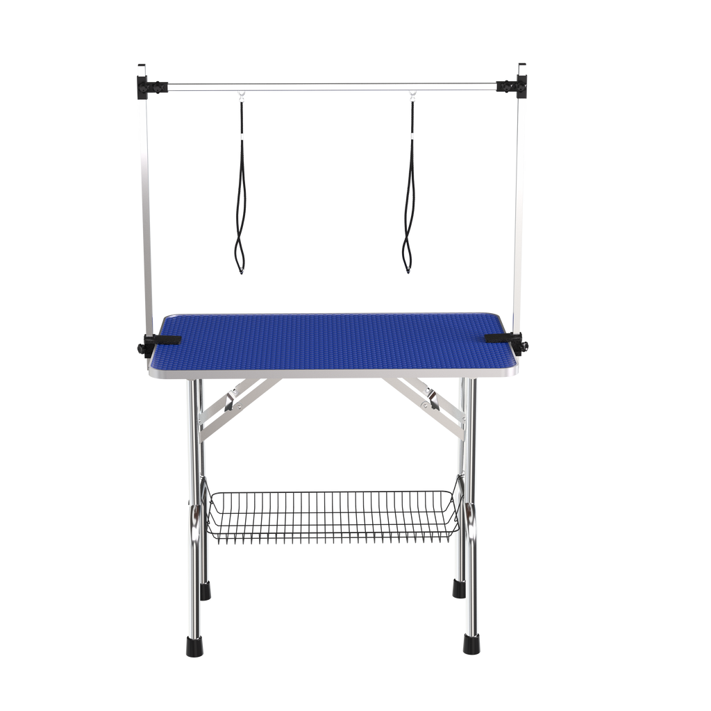 36" Folding Dog Grooming Table - Heavy Duty Stainless Steel