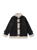 Retro Lamb Fur Coat For Women