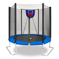 YC 8FT Trampoline Outer Net with Soft Basketball Board