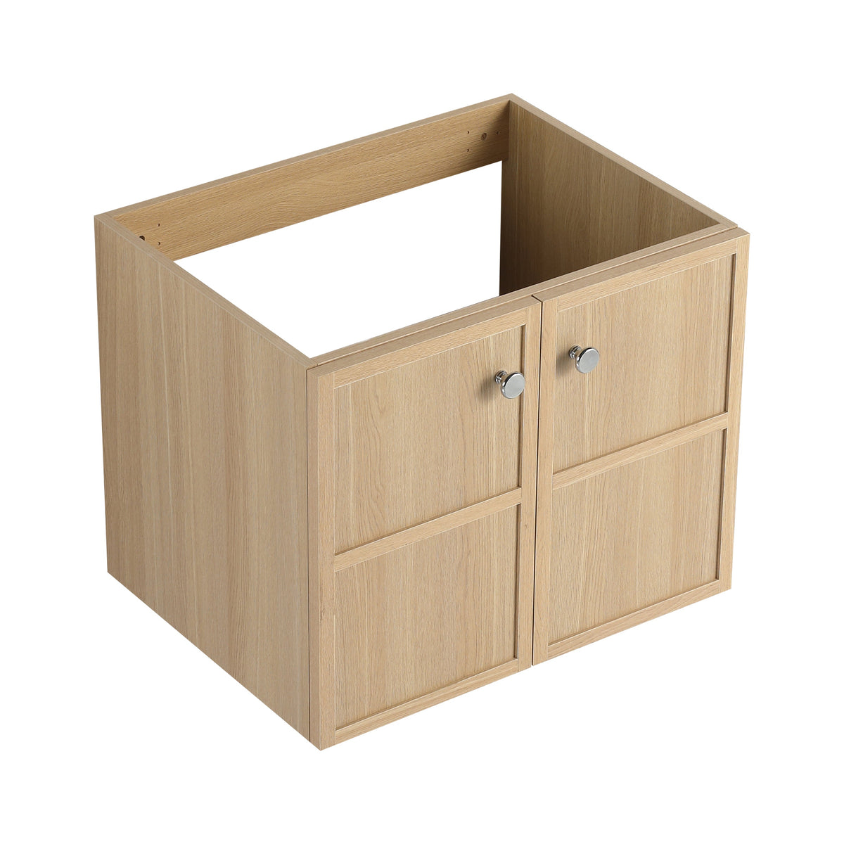 24" Wall-Mounted Bathroom Vanity, 2-Soft Closing Door