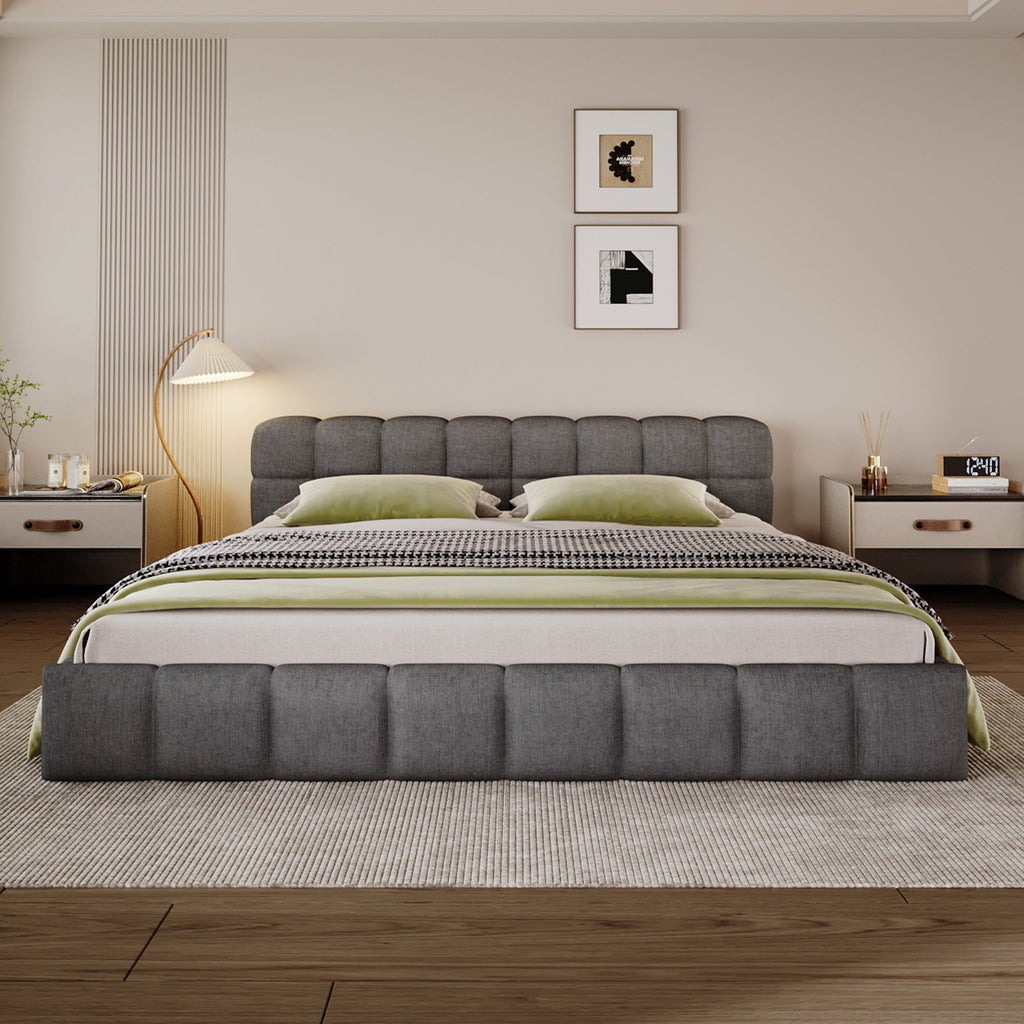 Elegant Upholstered Bed
