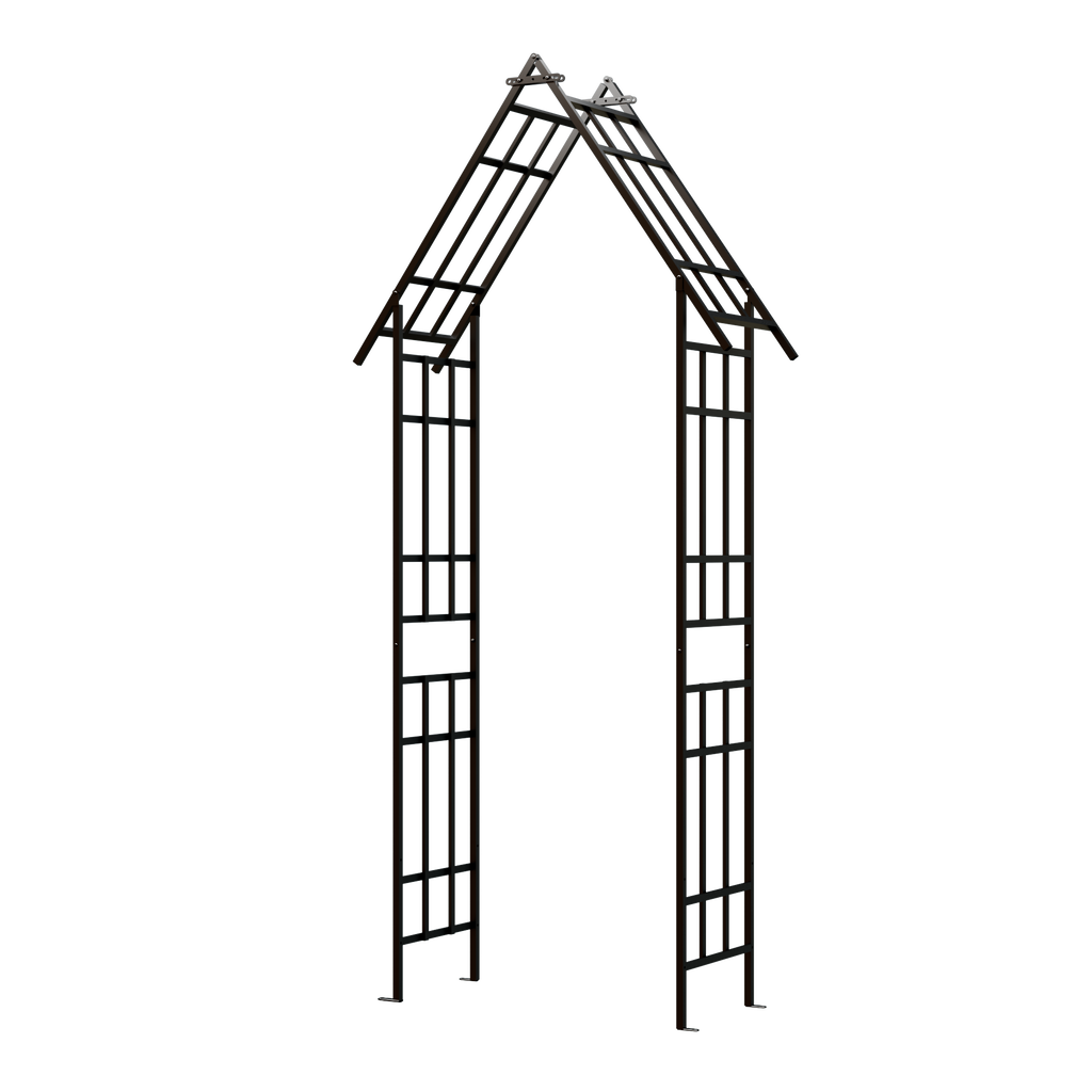 Metal Garden Arch with Adjustable Width