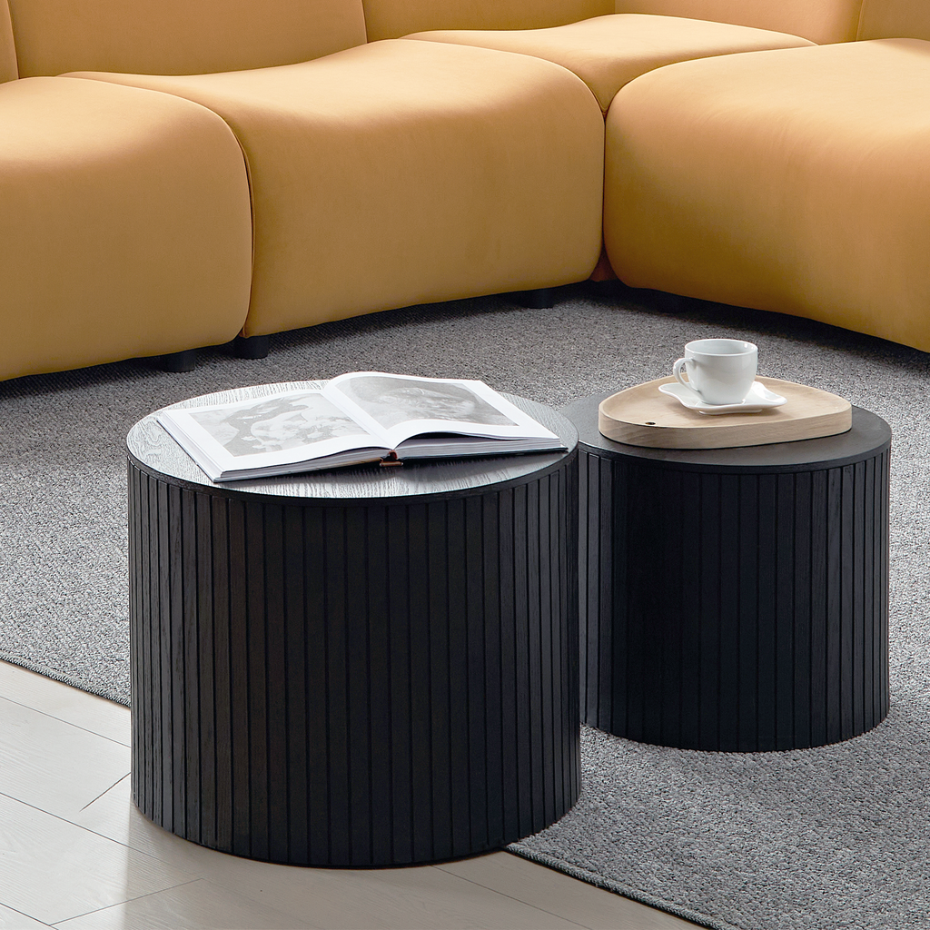 Nested Table Set - 2 Pieces in Black