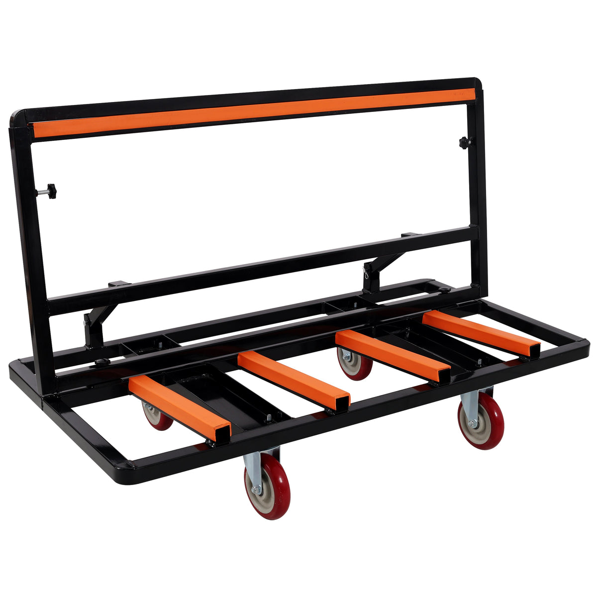 Folding Drywall Cart, 2200 LBS Utility Dolly with Swivel Casters