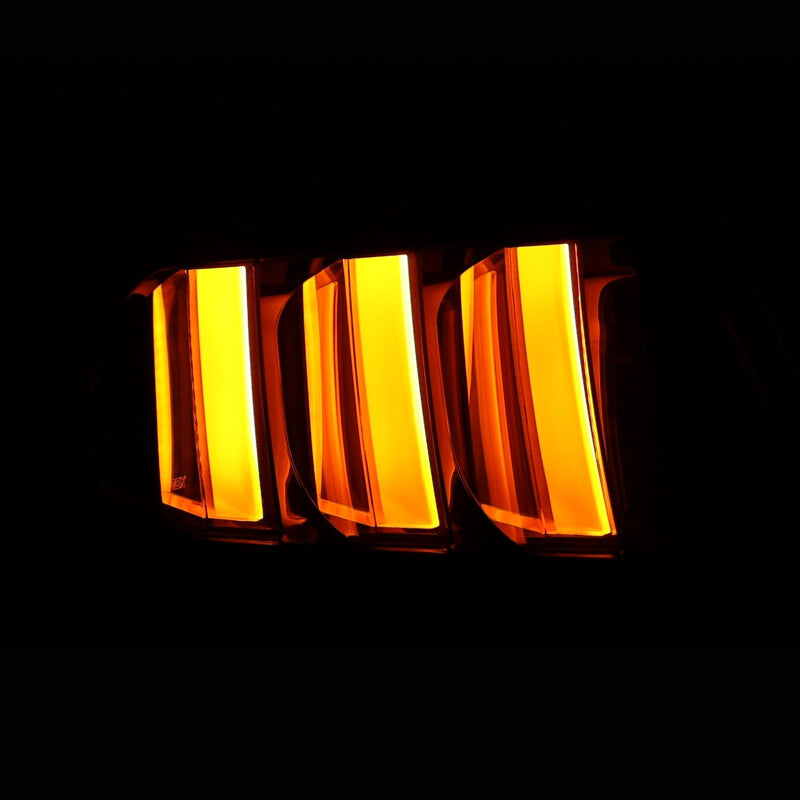 AlphaRex 15-23 Ford Mustang NOVA-Series Prismatic LED Tail Lights Alpha-Black 655010 *Discontinued