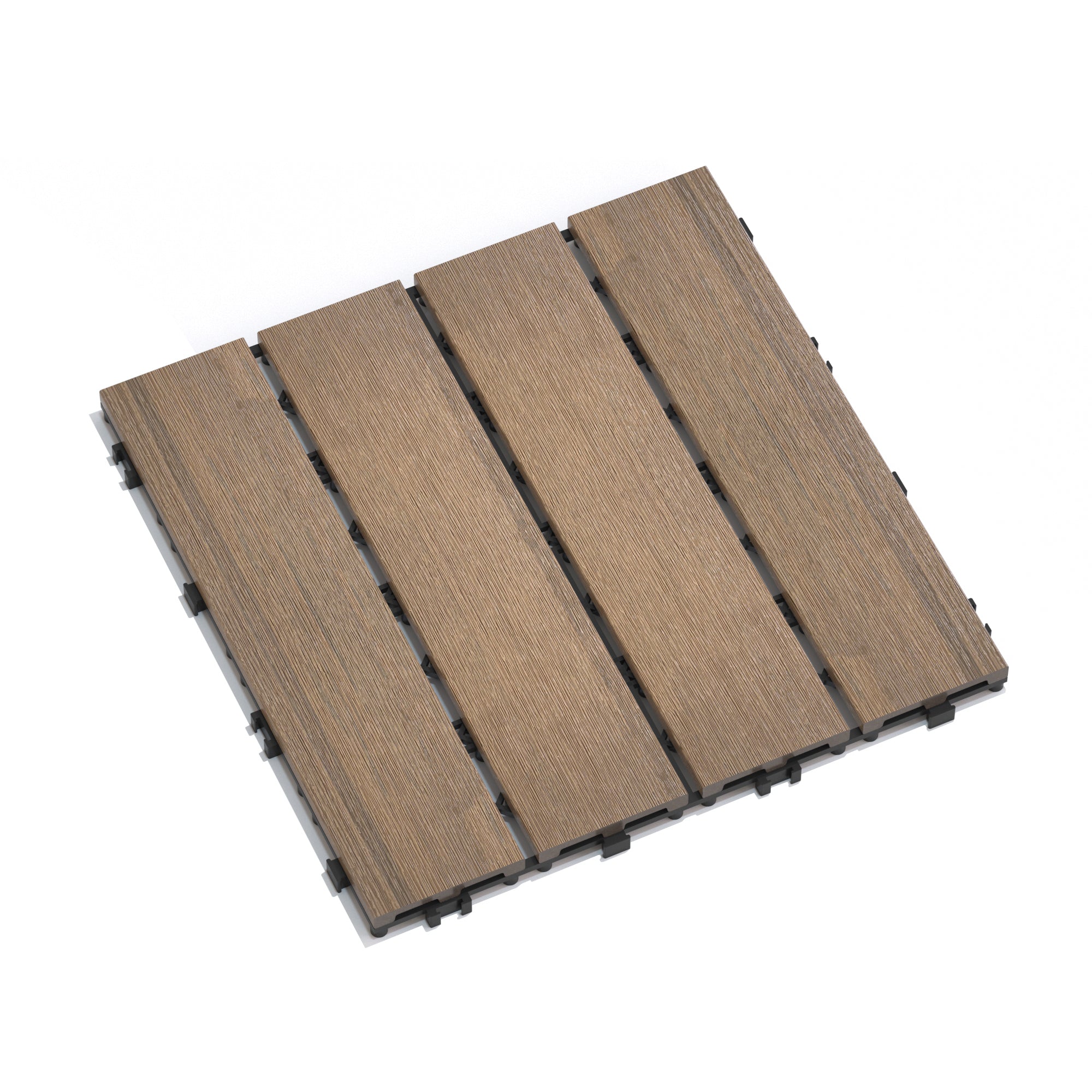 WPC Wood-Plastic Composite Patio Floor Tiles