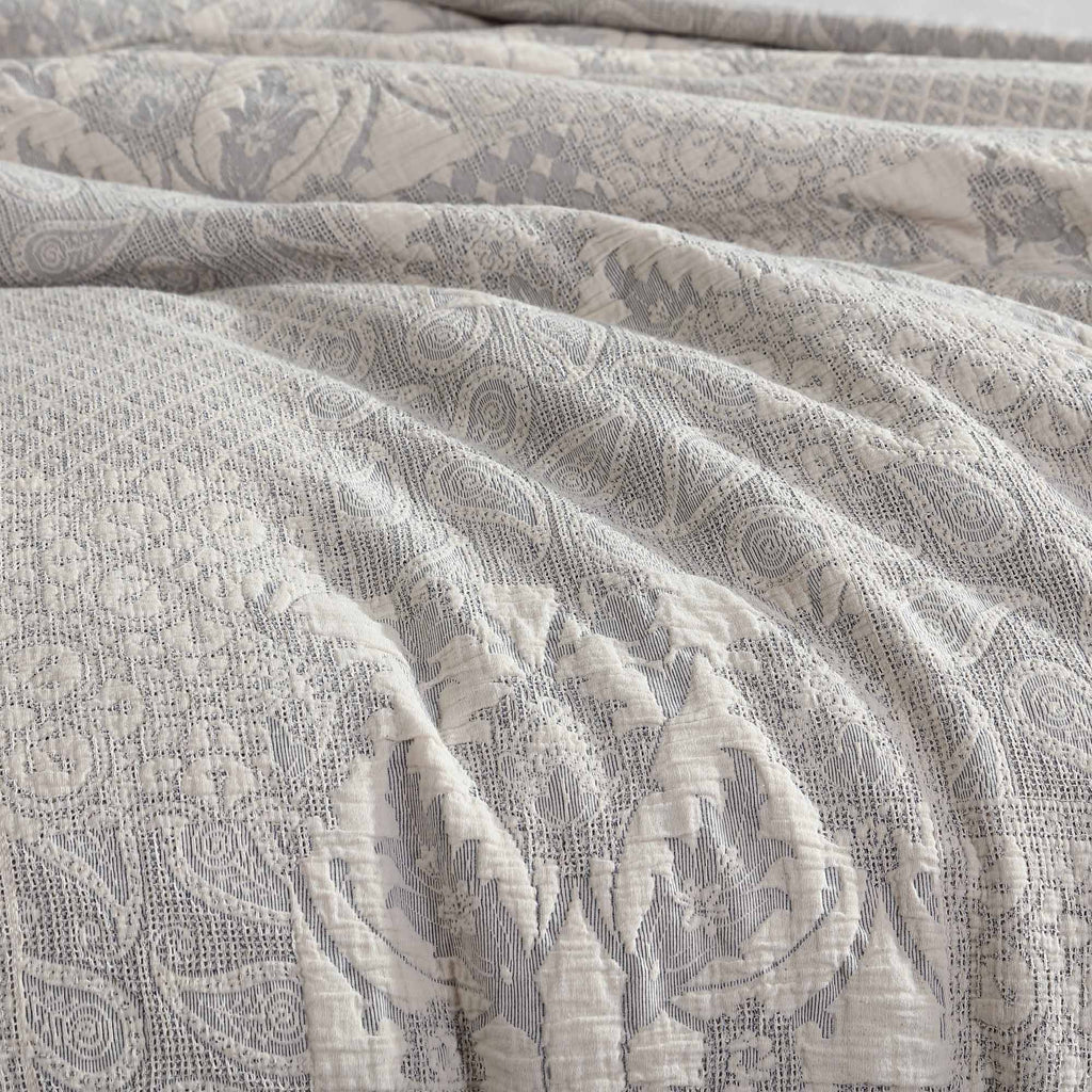 Paisley 3 Piece King Comforter Cover Set