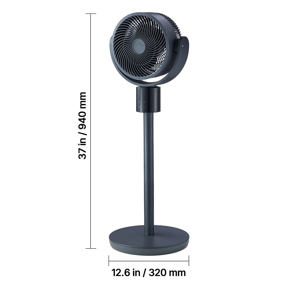 7-Inch Pedestal Fan - Oscillating Standing Floor Fan