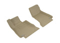 3D MAXpider 2018-2020 Mercedes-Benz E-Class Coupe C238 Kagu 1st Row Floormat - Tan L1MB10311502