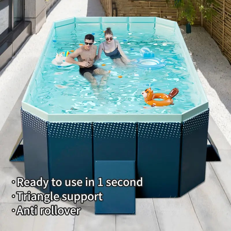 2.1m PVC Folding Pool (Not Inflatable)