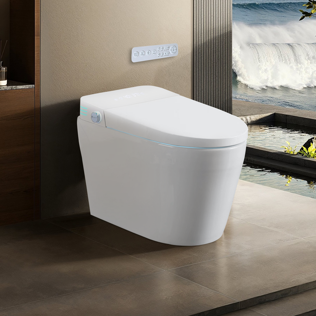 Tankless Smart Toilet With Built-In Bidet