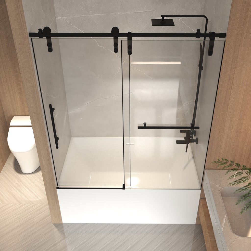 Frameless Sliding Bathtub Door