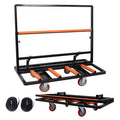 Folding Drywall Cart, 2200 LBS Utility Dolly with Swivel Casters