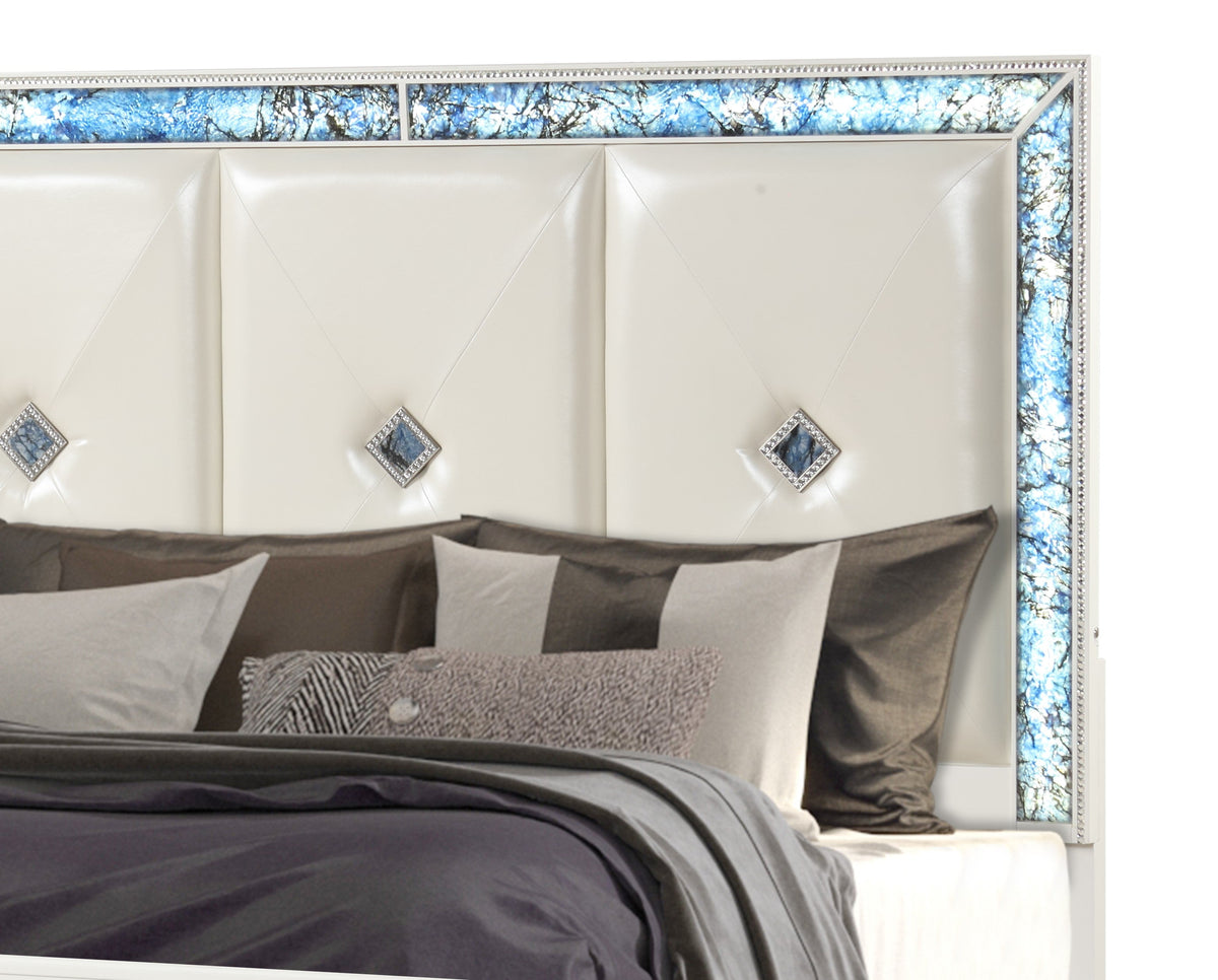 Laguna Modern Style 5-Piece King Upholstered Bedroom Set