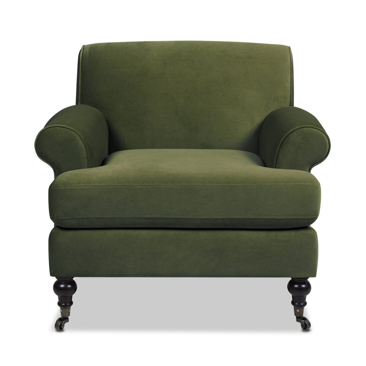 Alana 38" Lawson Accent Arm Chair in Olive