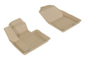 3D MAXpider 2015-2019 Volvo XC90 Kagu 1st Row Floormat - Tan L1VV02011502