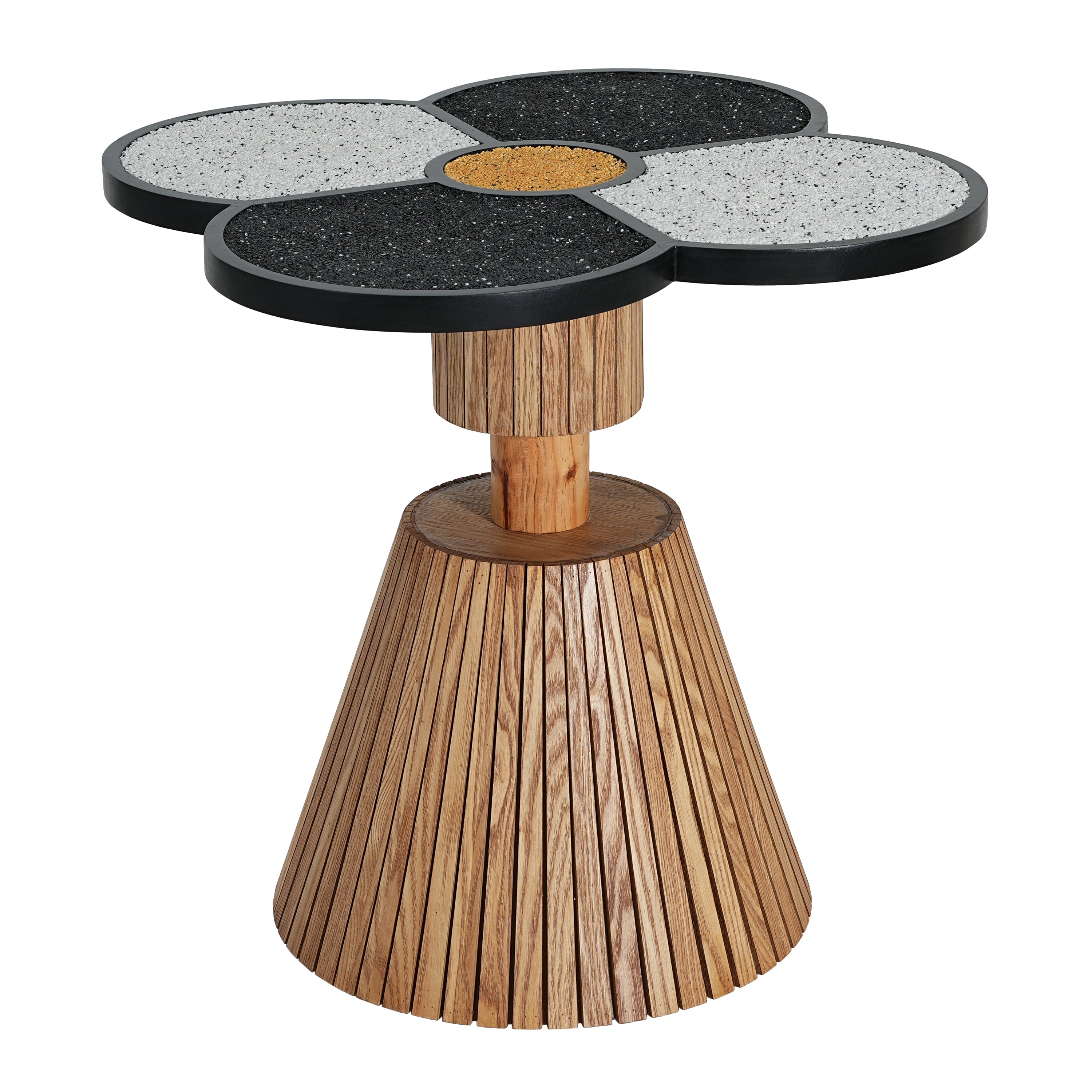 Unique Four-Leaf Clover Side Table