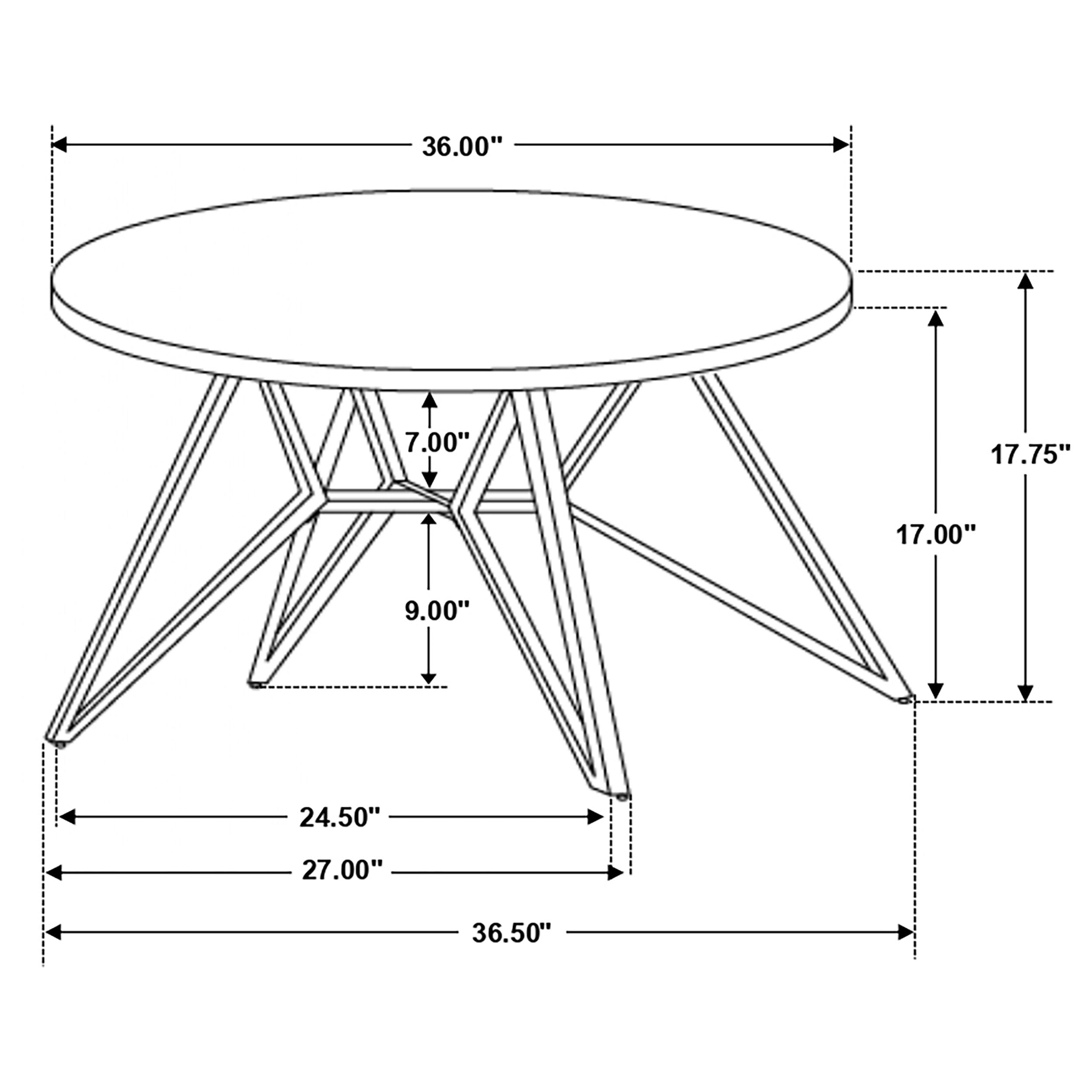 Garfield Cement 2-Piece Round SmartTop Coffee and End Table Set