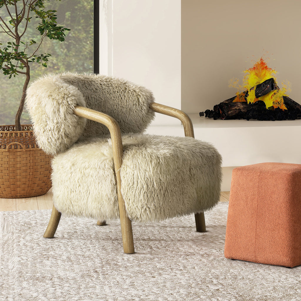 Becker 33" Rustic Accent Chair