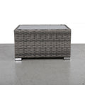 Chesterville Mixed Grey Slatted Side Table