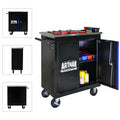 Movable Lockable Double Door Partition with Lock