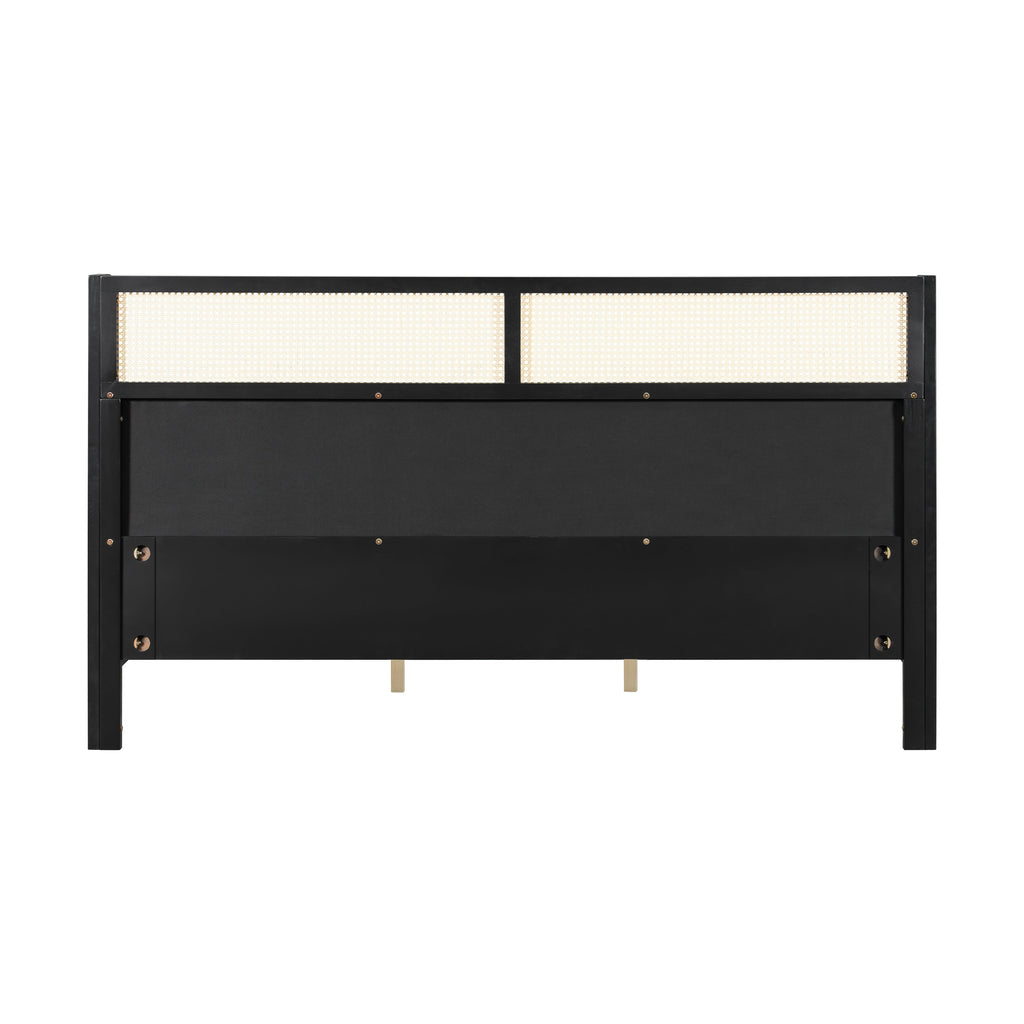 King Size Bed Frame in Black and Green