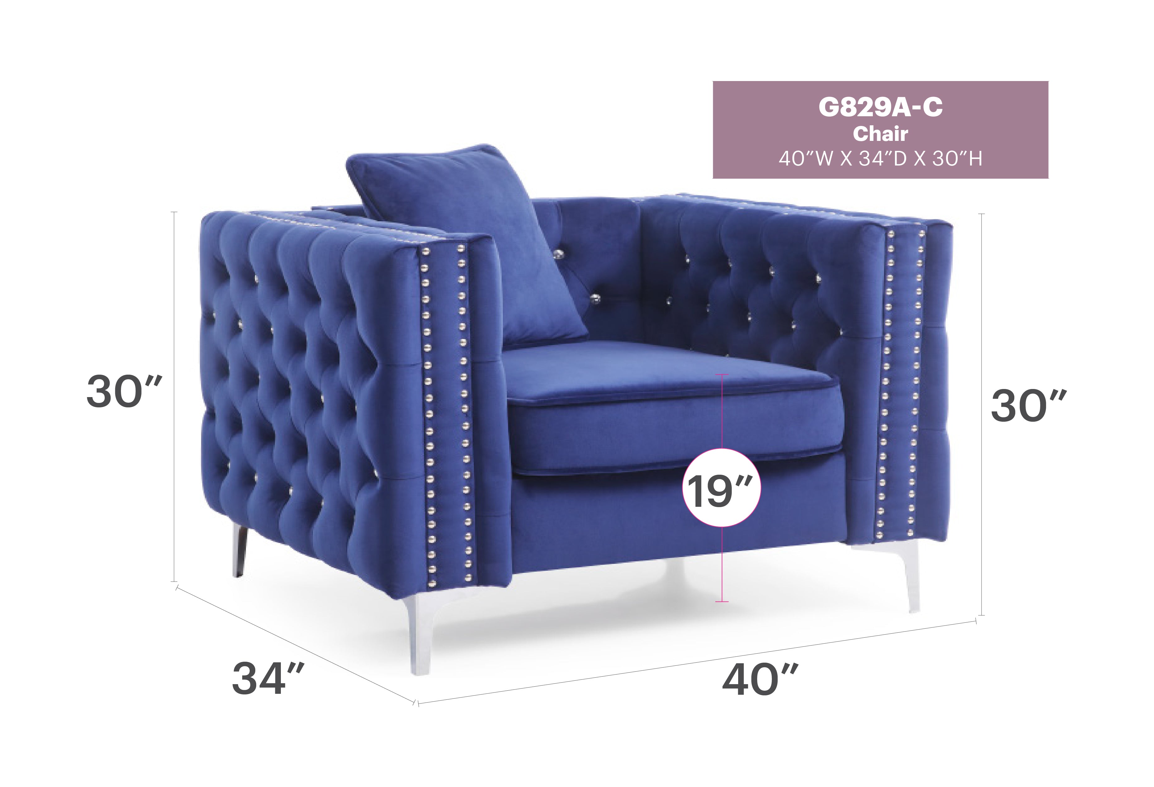 Chic Contemporary Accent Chair