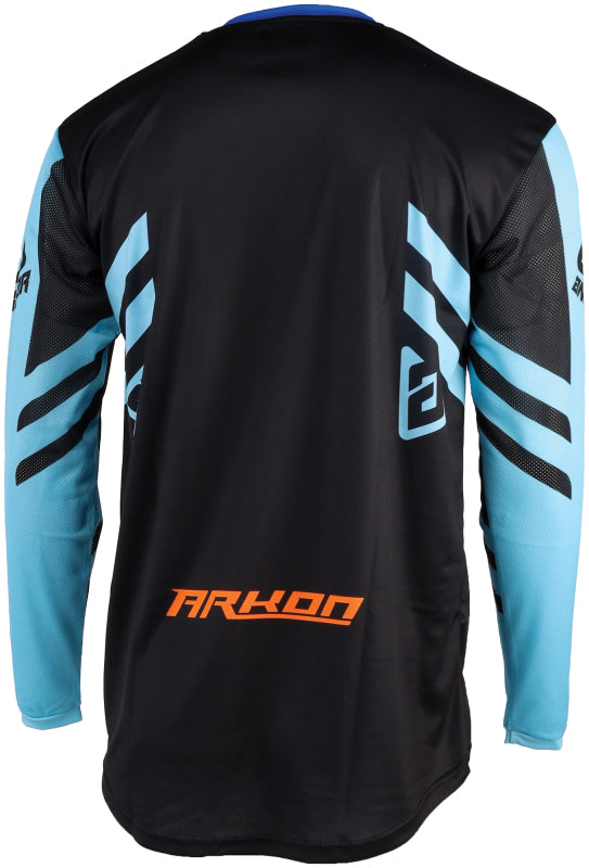 Answer 24 Arkon Nitrus Jersey Blue/Black/Hyper Orange Youth - Small 442627