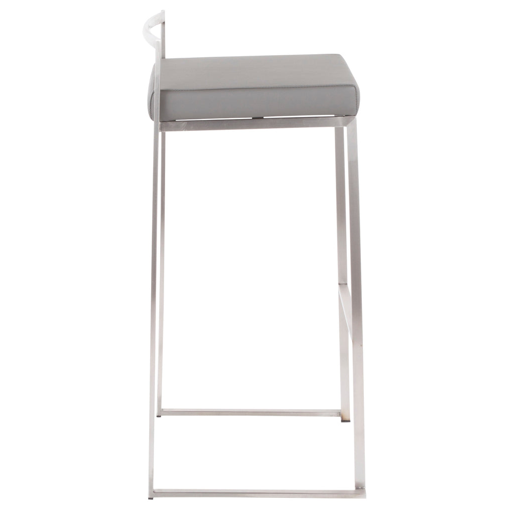30" Contemporary Stackable Barstool Set