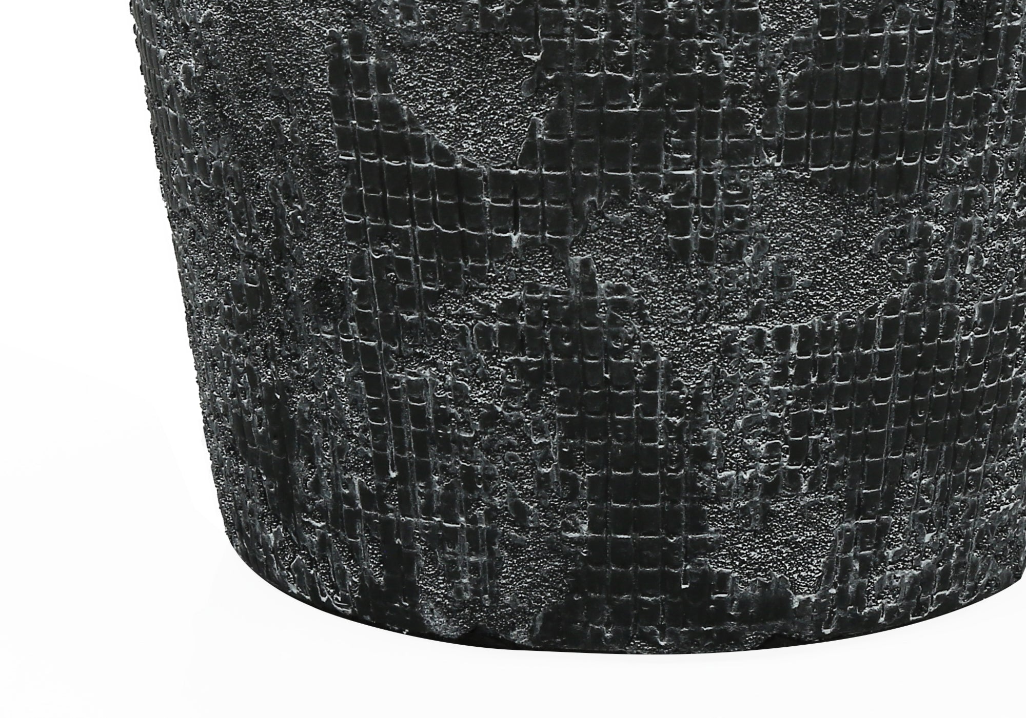 24"h Black Ceramic Table Lamp