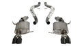 Corsa 08-12 BMW M3 E90 Black Sport Cat-Back Exhaust 14569BLK