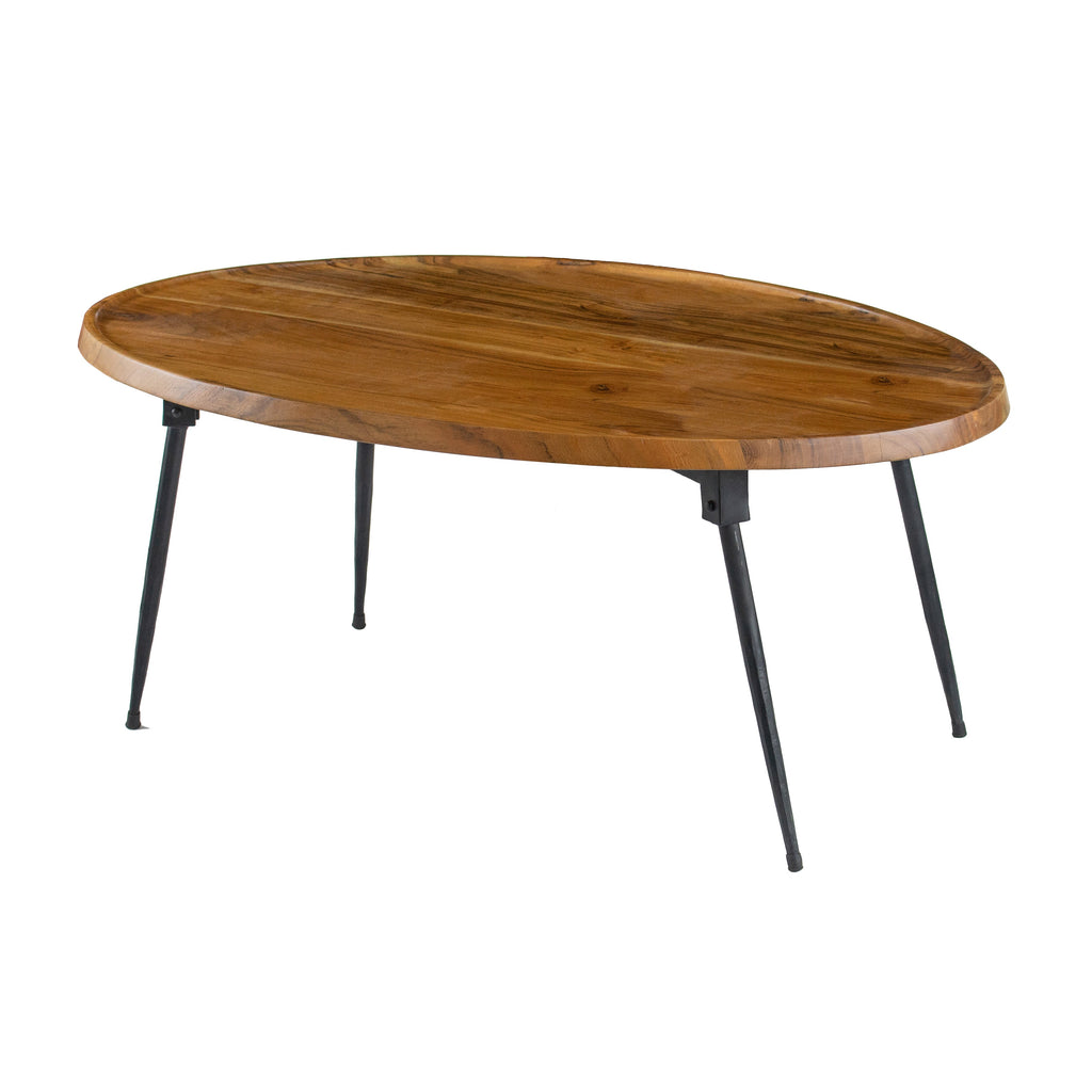39x26x16" Oval Coffee Table