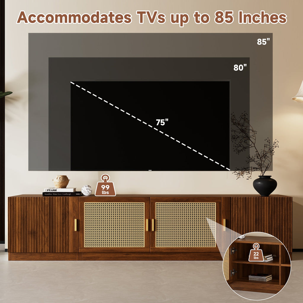 78" TV Stand for TVs Up to 85"