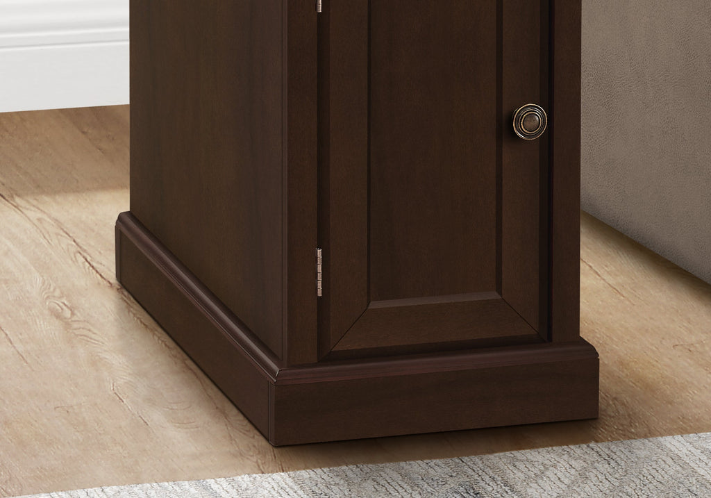 Narrow Accent Table with Storage Drawer