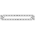 Cometic Gasket Cometic Jaguar XK6 .060in AFM Oil Pan Gasket Set - Side Rails Only C4259-060