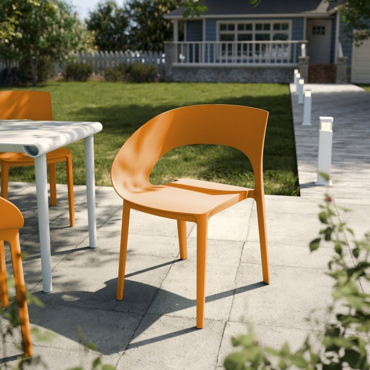 Summer Tropical Patio Seating