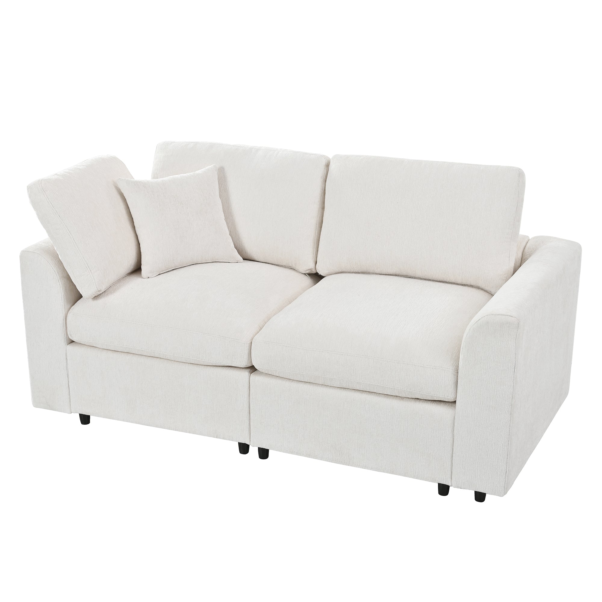 U-Style 4-Piece Modular Sofa Set