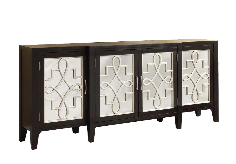 Kacia Antique 4 Door Storage Cabinet