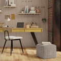 Elmer 18 Inch Wide Square Pouf