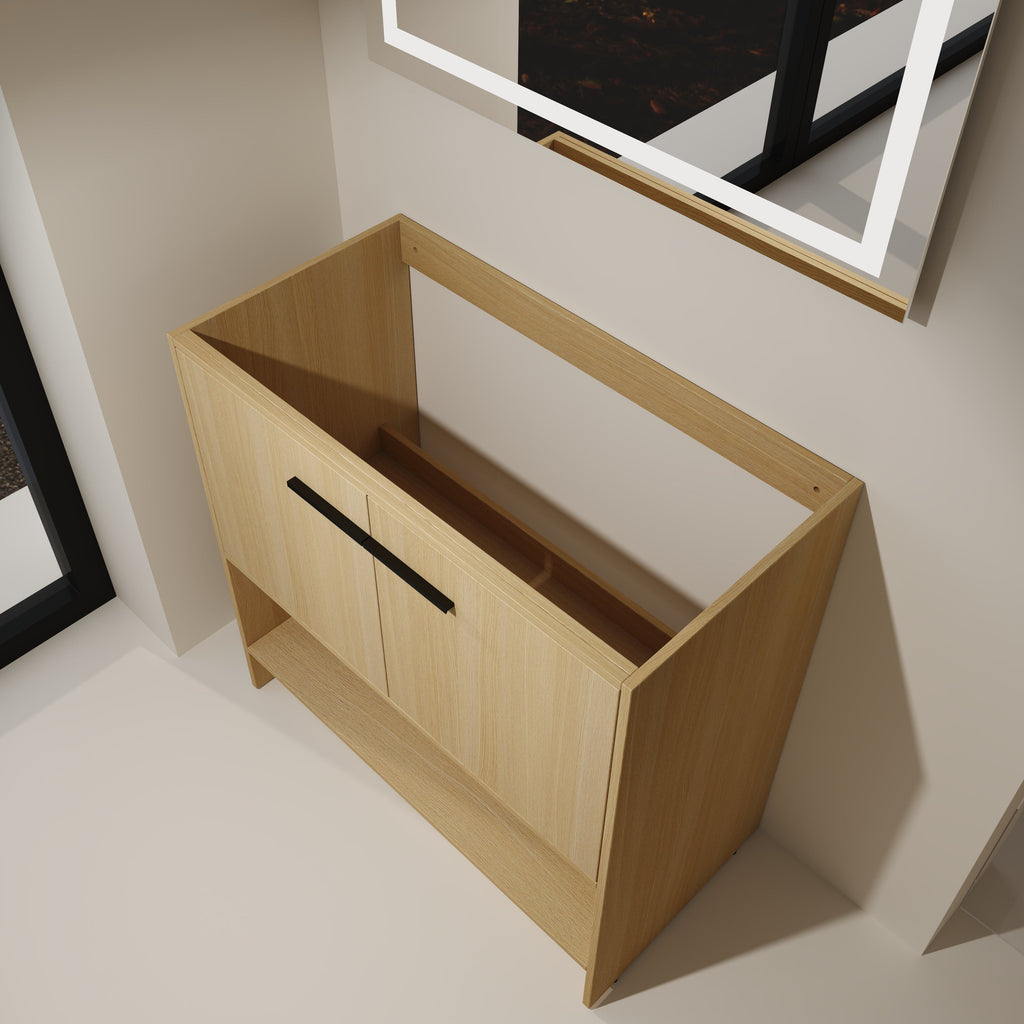 36" Freestanding Bathroom Vanity with 2 Doors