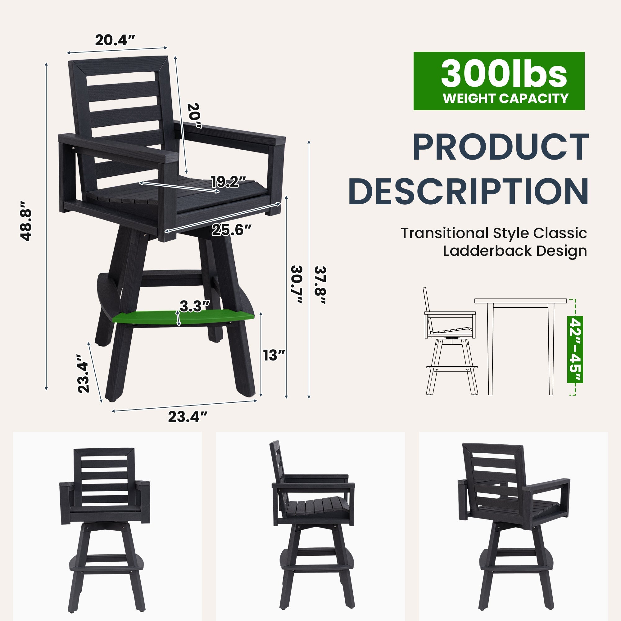 Outdoor Swivel Bar Stools