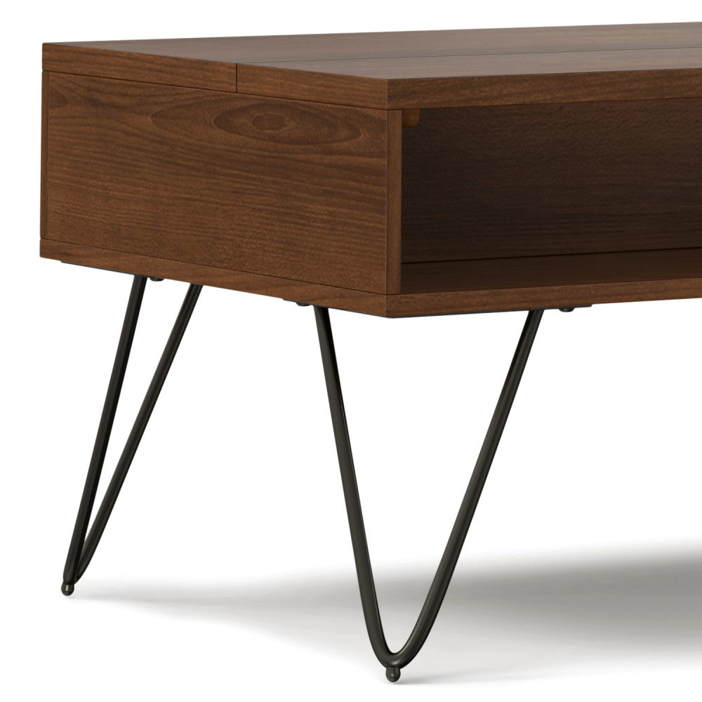 Hunter 48 Inch Wide Solid Wood Lift Top Coffee Table