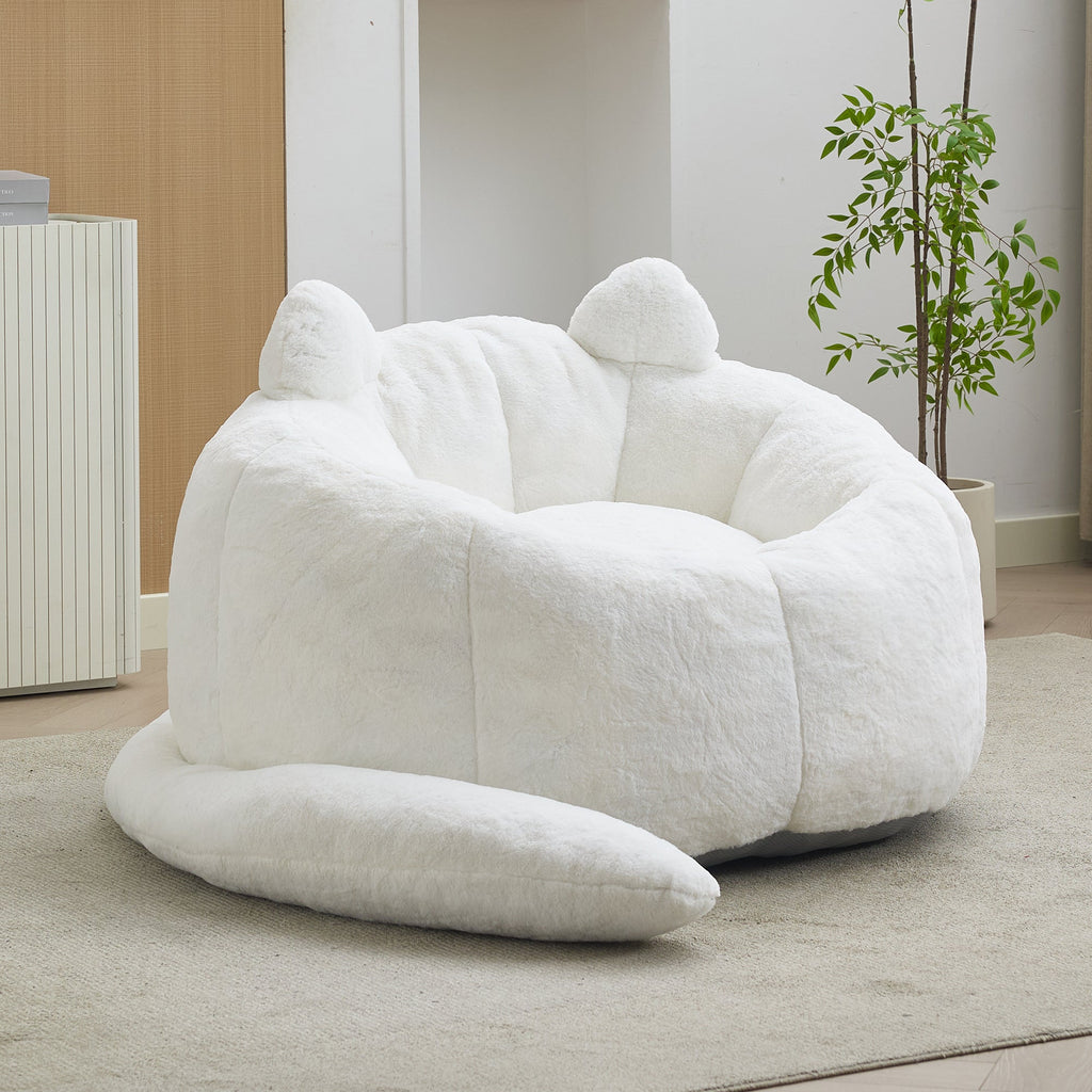 Cat-Shaped Adult Bean Bag Sofa