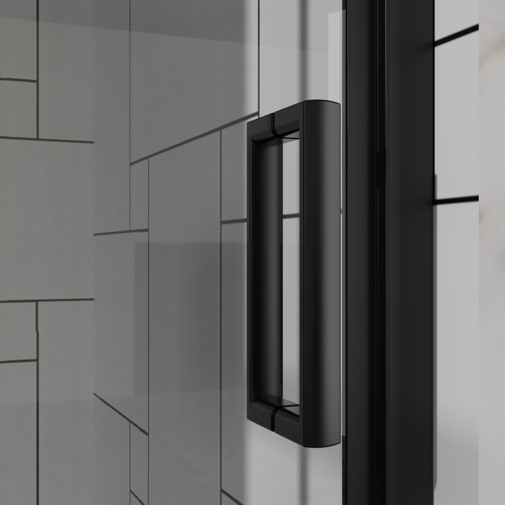 Goodyo 30"x 72" Pivot Bifold Frameless Glass Shower Door